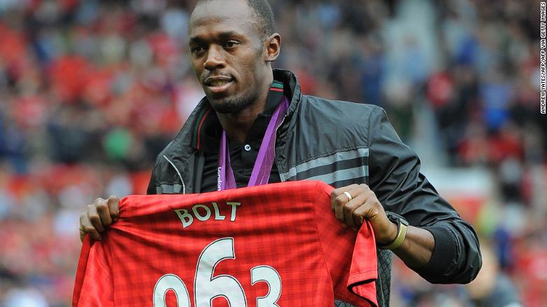 Usain Bolt has followed Man United's games consistently after his retirement from the Olympics in 2017