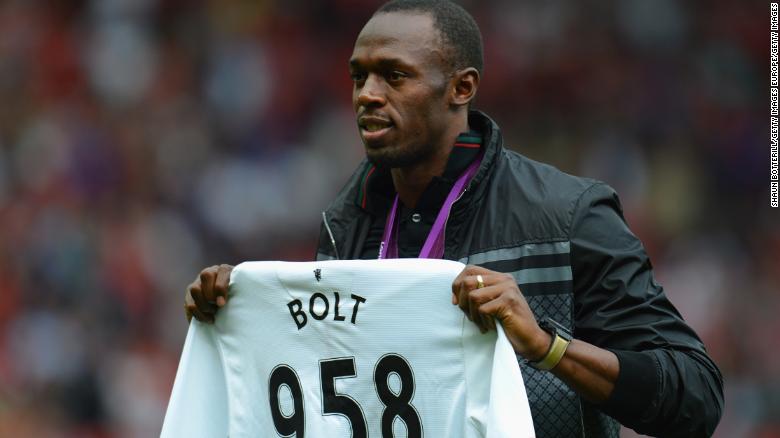 Usain Bolt talks to CNN about his beloved Manchester United
