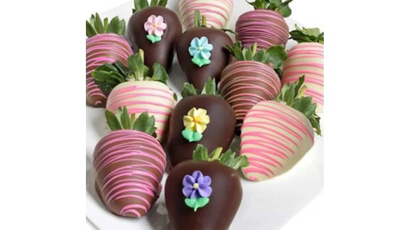 Spring Chocolate Covered Strawberries