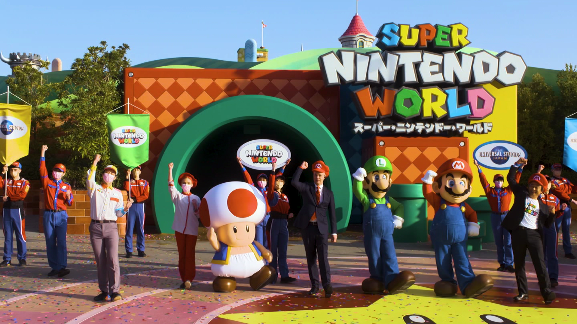 stempel trængsler afskaffet Super Nintendo World opens at Universal Studios Japan | CNN