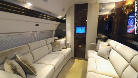 A private cabin in Trump's plane.