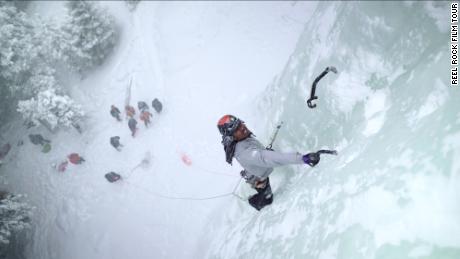 & quot;  Black Ice & quot;  documented an ice climbing trip to Montana, USA. 