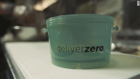 DeliverZero, a Brooklyn-based startup, is trying to put a dent in New York City&#39;s takeout waste problem with its reusable food containers and delivery app platform.