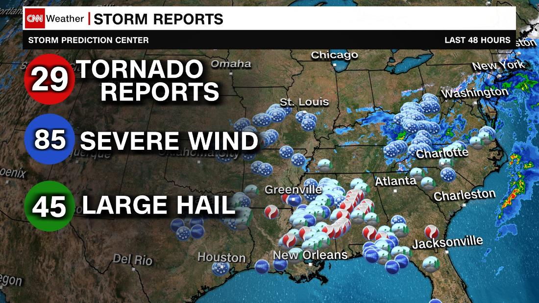 Weather forecast Tornado threat and severe storms end for the