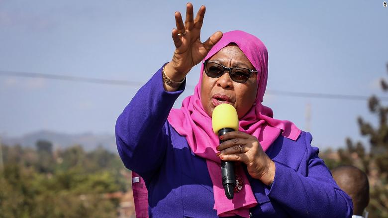 Tanzania swears in Samia Suluhu Hassan as first female president