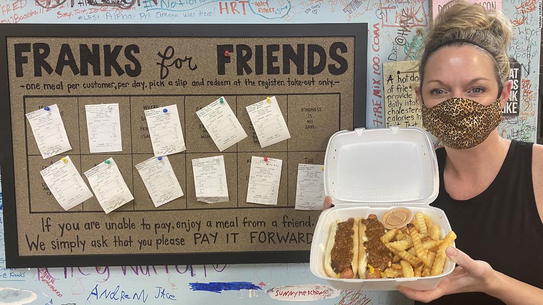 A Virginia restaurant gives away free meals, no questions asked