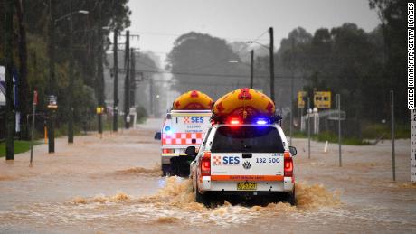 Části Austrálie prohlašují během & # 39;  Jednou za 100 let & # 39;  Povodně