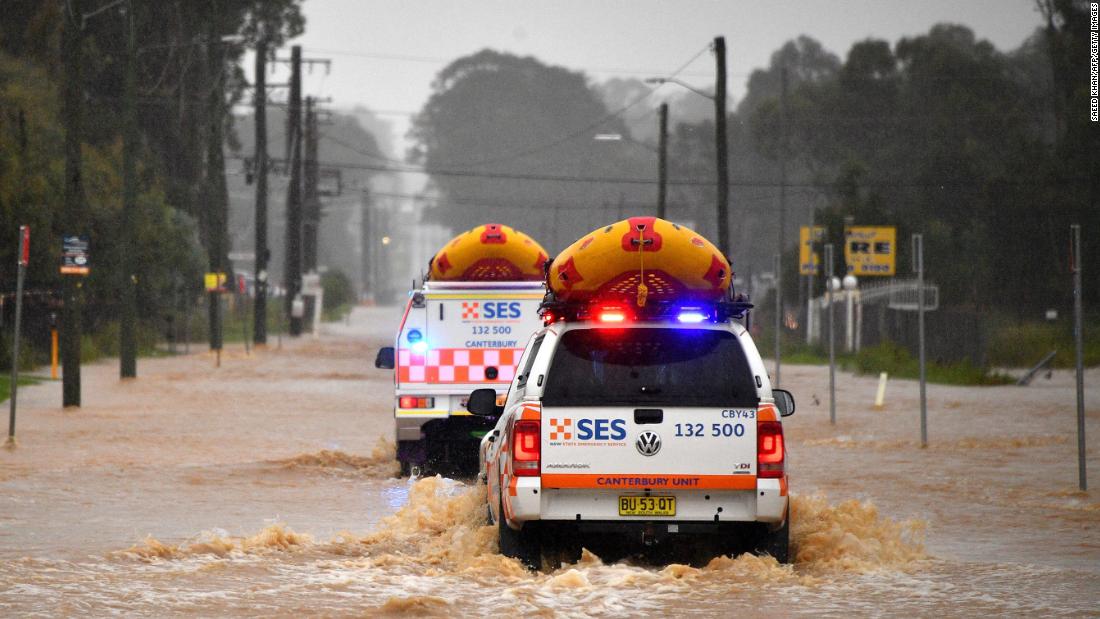 Daļa Austrālijas pasludina dabas katastrofu plūdu laikā “reizi 100 gados”