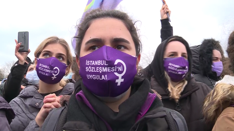 Turkey withdraws from Istanbul convention to combat violence against women Karadsheh lkl vpx_00001714