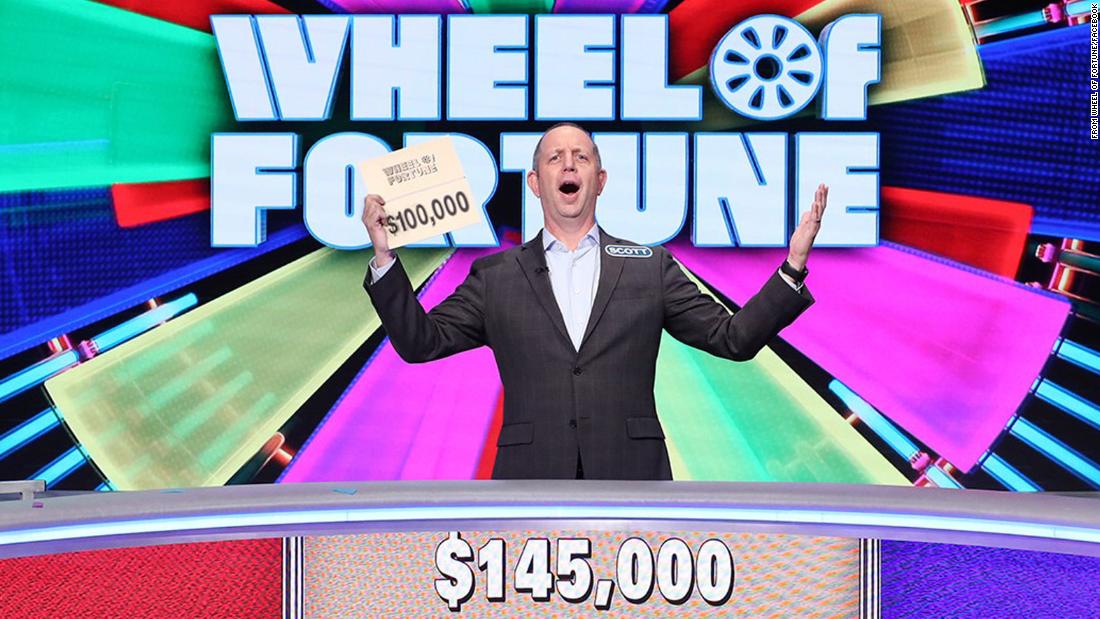 Scott Kolbrenner won $145,000 on 'Wheel of Fortune.' Now he's giving it all to charity