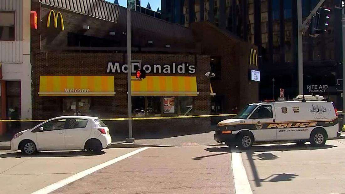 Stabbing in Pittsburgh: A 12-year-old boy and his family were waiting in line at McDonald’s when a man stabbed the boy in the neck, police said