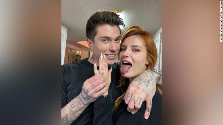 Bella Thorne and longtime boyfriend Ben Mascolo are engaged