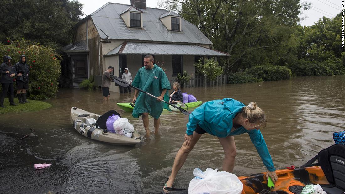 Thousands evacuated in Australia as 'life-threatening' floods inundate New South Wales