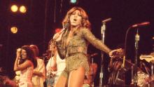 Tina Turner (center) performs in the 1970s, as shown in the HBO documentary &quot;Tina.&quot; 