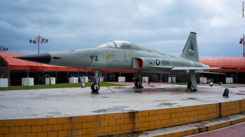 February 2018 file photo shows a Taiwanese F-5E fighter jet