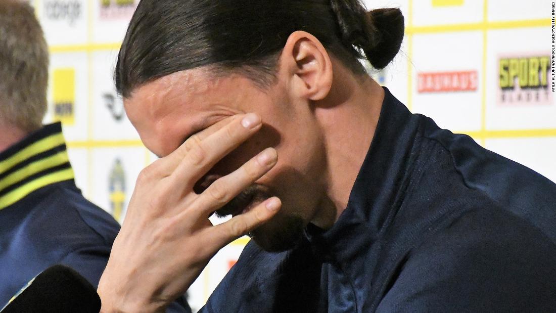 Emotional Zlatan Ibrahimovic reduced to tears on return to Sweden squad