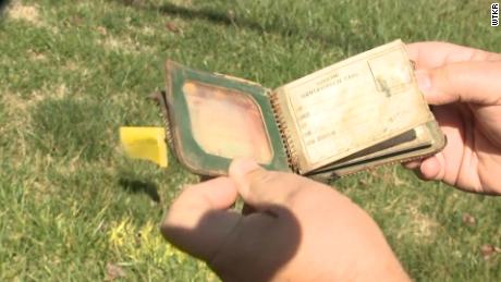 Ester French&#39;s wallet had some photographs and other faded papers when it was found after almost 70 years.