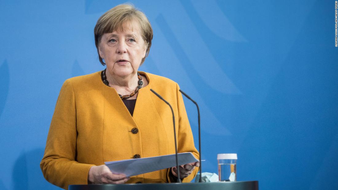 Merkel says confusion over Easter restrictions were 'singularly and alone my mistake'