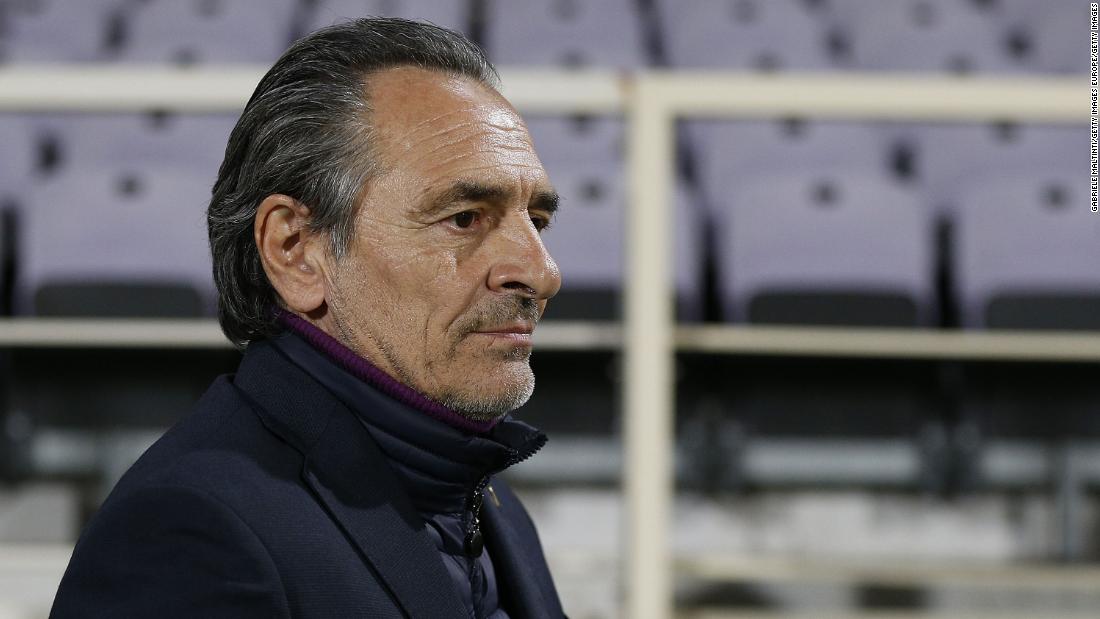 'A dark cloud has developed inside of me': Fiorentina coach Cesare Prandelli steps down due to 'profound distress'