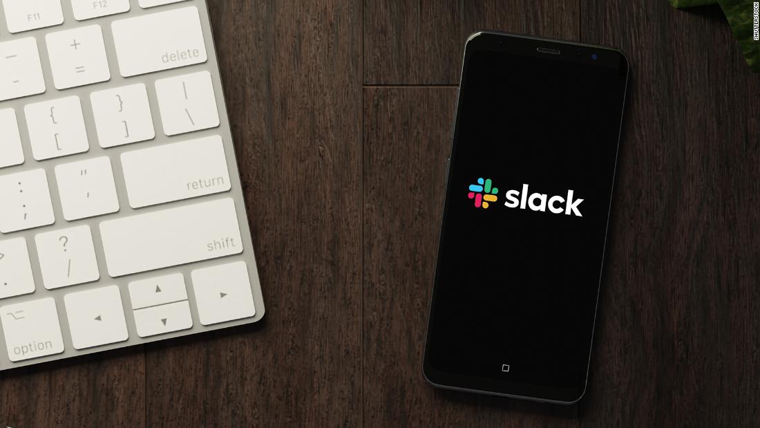 slack stock falling