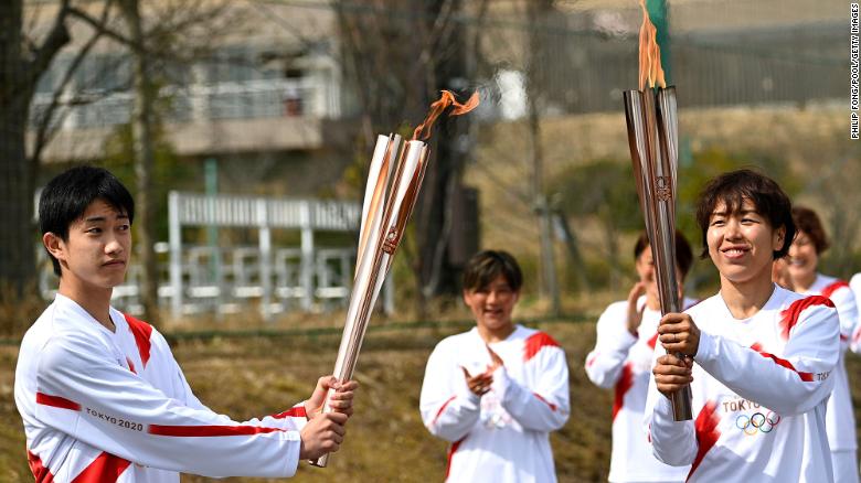 The Olympic torch relay has been making its way through the country since March 25. 