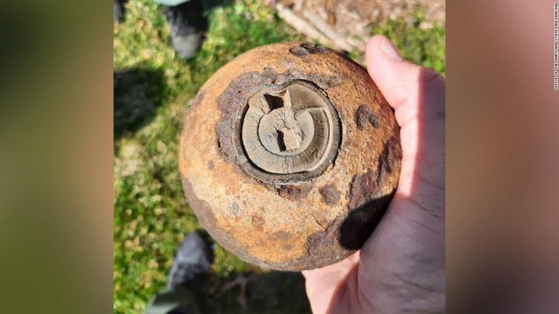 Bomb squad safely detonates Civil War cannonball found in Maryland