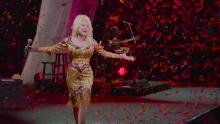 The legendary singer is shown in a scene from &quot;Dolly Parton: A MusicCares Tribute&quot; on Netflix.