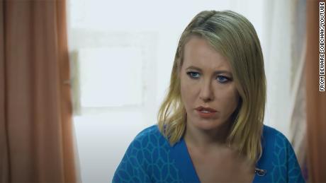 Sobchak, the daughter of a former St. Petersburg mayor who, after her father&#39;s death, found fame as a reality TV show host, posted the interview to YouTube on Monday.