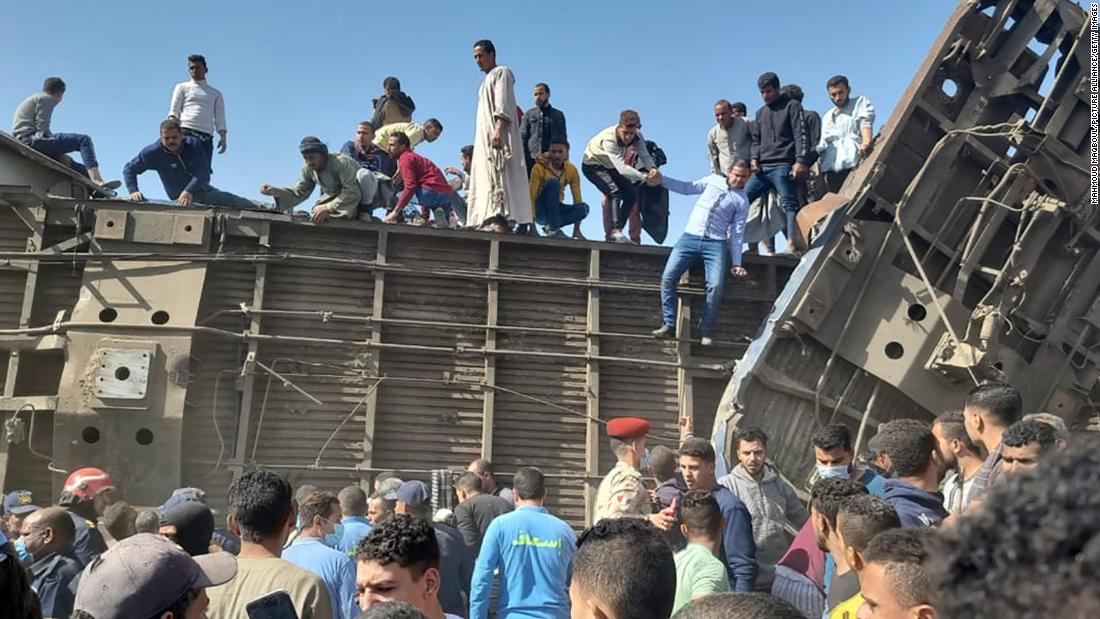 Two trains collide in Egypt’s Sohag governorate, killing dozens