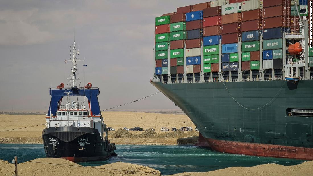 Suez Canal: Efforts to reflux the Ever Dado container ship continue