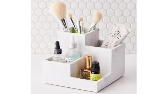 Marble 4-Part Organizer Tray