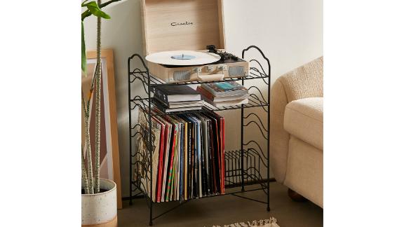 Vinyl Record Storage Shelf