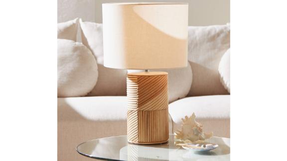 Ria Rattan Table Lamp