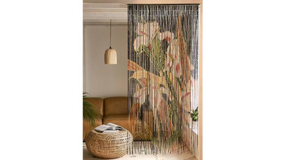 Iris Bamboo Beaded Curtain