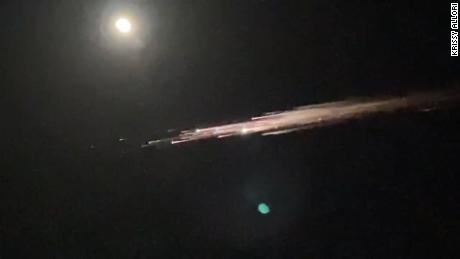 A SpaceX Falcon 9 rocket is believed to be the cause of an incredible light show captured by stargazers in the Pacific Northwest.