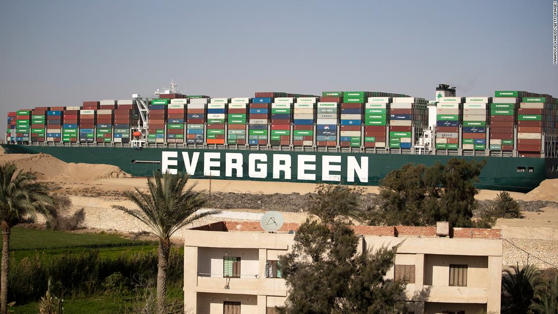 Egypt lays off $ 900 million in compensation for the Ever Ever ship