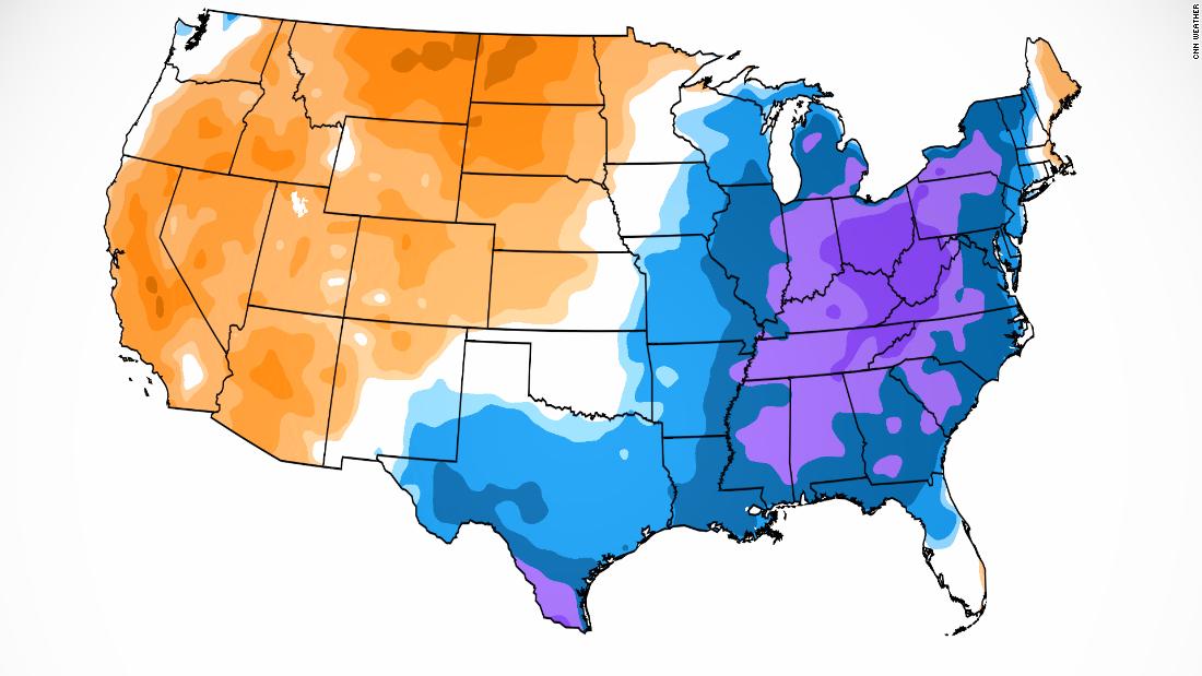 US in for a weather roller coaster this week