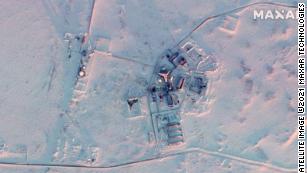 Satellite images show huge Russian military buildup in the Arctic