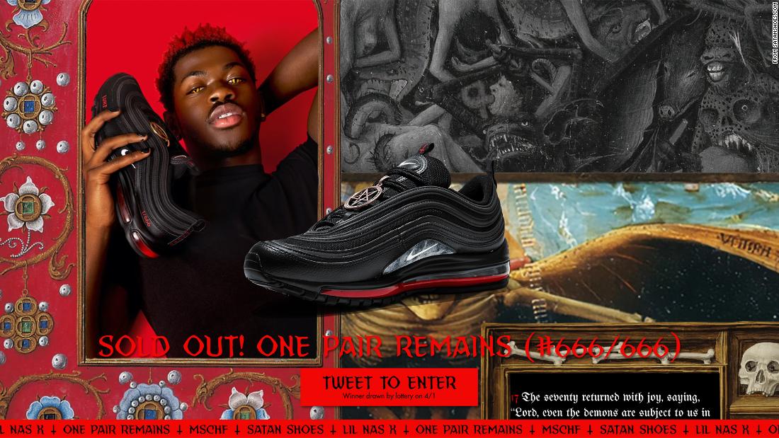 Nike sues the maker of Lil Nas X 'Satan Shoes' for trademark ...