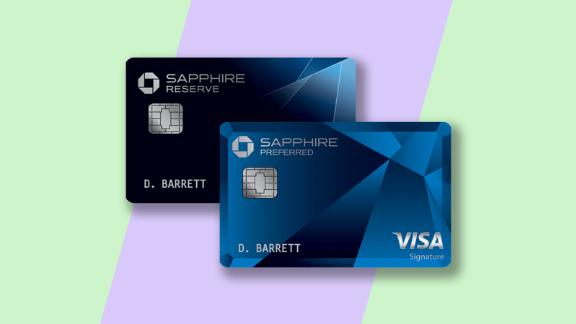 The Chase Sapphire Reserve and Chase Sapphire Preferred credit cards.