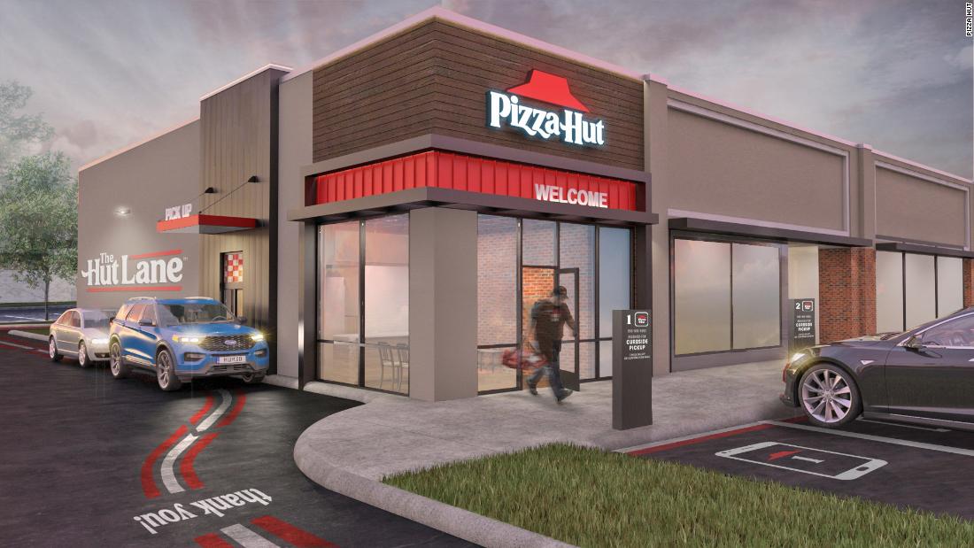 Pizza Hut redesigns the drive-thru