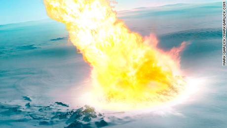 Une météorite a explosé dans les airs au-dessus de l'Antarctique il y a 430 000 ans