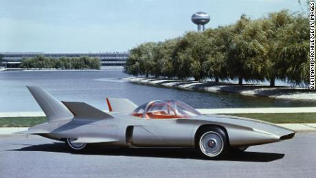 (Original Caption) General Motors turbineengine experimental car. &quot;Firebird III&quot;