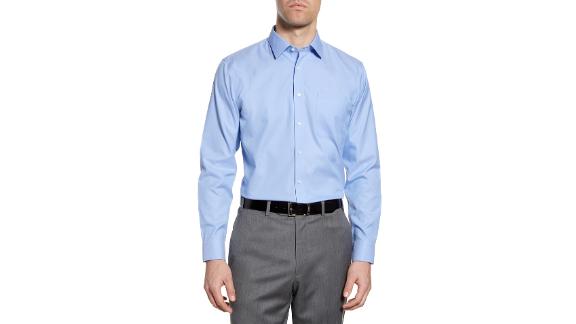 Nordstrom Smartcare Trim Fit Solid Dress Shirt