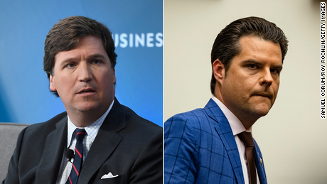 Tucker Carlson livide après que le représentant Matt Gaetz tente de le plonger dans la controverse, selon une source