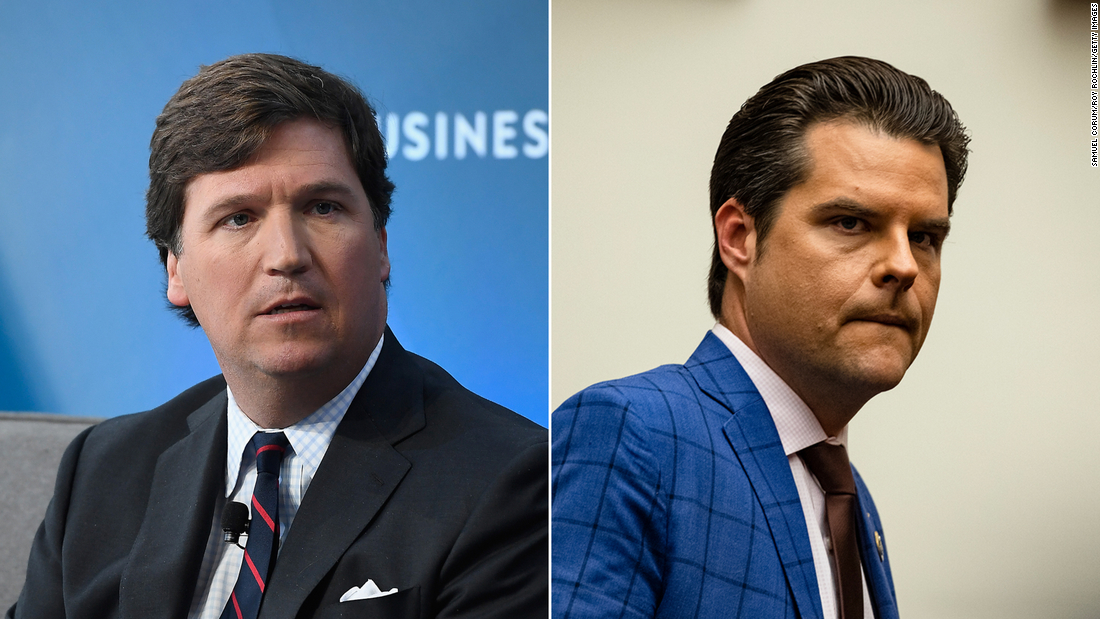 Tucker Carlson livid after Rep. Matt Gaetz tries to rope him into controversy, source says