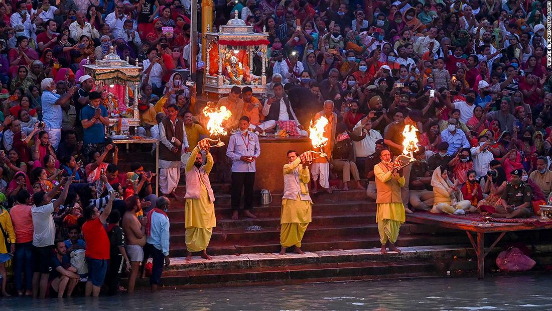 Mass religious festival goes ahead in India, despite Covid fears as country enters second wave