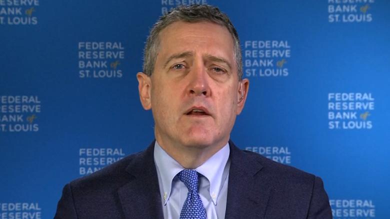 Fed's James Bullard: We'll let inflation run above target for some time