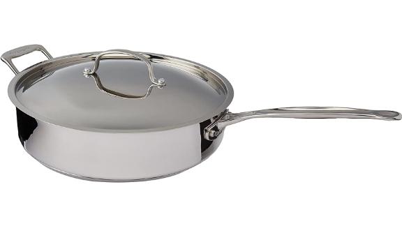 Cuisinart Chef's Classic Stainless 5.5-qt Saute Pan with Helper Handle and Cover