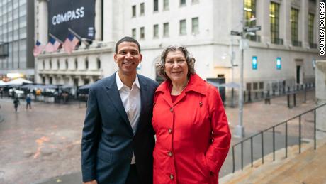 Compass CEO Robert Reffkin and his mother, Ruth Reffkin, who inspired the company&#39;s creation and is now a real estate agent for Compass.